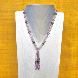 AMETHYST SOUL SPIRITUAL VIBRATION NECKLACE One Of A Kind Jewelry ZENZOEY JEWELRY & ACCESSORIES 