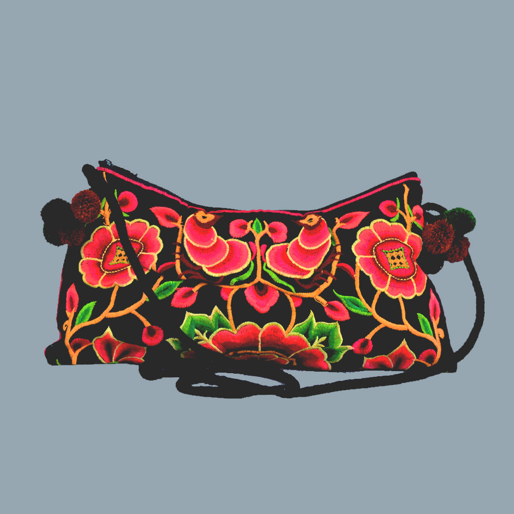 BOHO EMBROIDERED VINTAGE CROSSBODY BAG BAGS & PURSES ZENZOEY JEWELRY & ACCESSORIES 