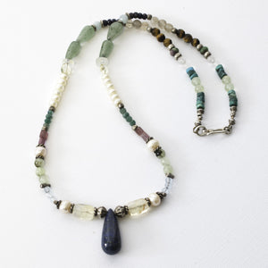 FLOWING CONSCIOUSNESS MULTI-STONE NECKLACE NECKLACE ZENZOEY JEWELRY & ACCESSORIES 