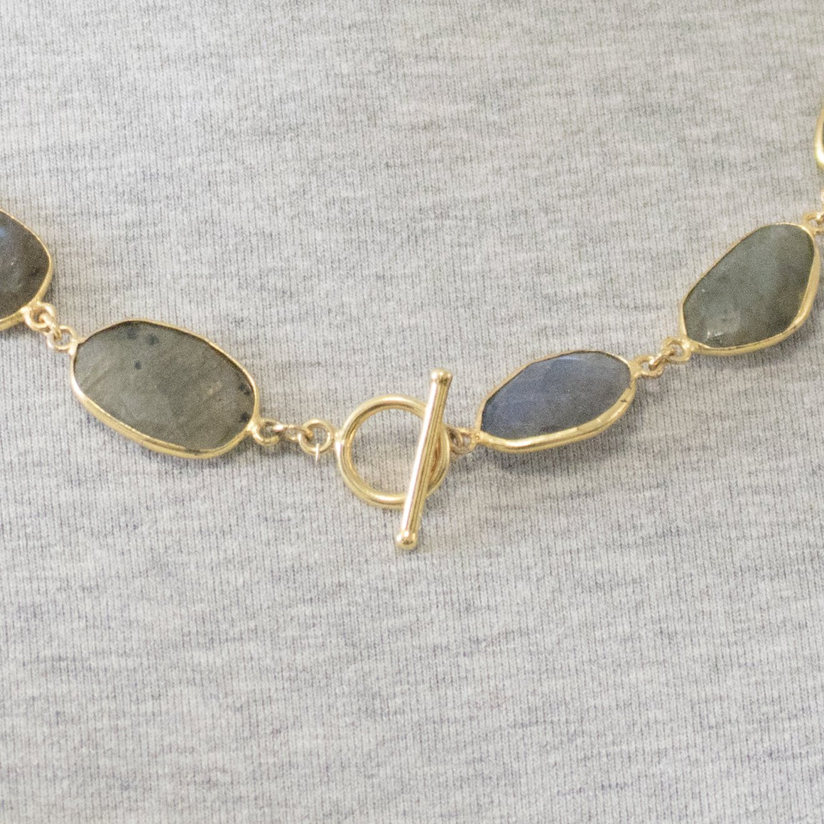 LABRADORITE GOLD FILLED CHAIN NECKLACE NECKLACE ZENZOEY JEWELRY & ACCESSORIES 