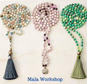 MALA INTENTION-INFUSED WORKSHOP -OPTION 1 EVENT ZENZOEY JEWELRY & ACCESSORIES 